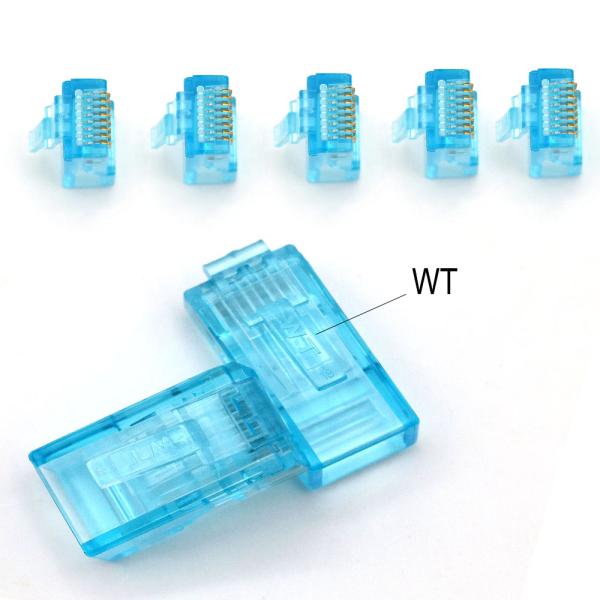 Networking Cable OEM 8P8C CAT5E Ethernet Cable Plugs with transparent