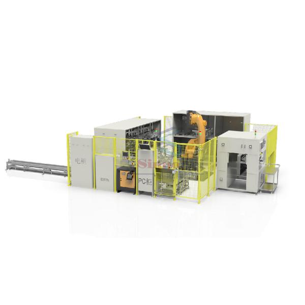 ODM Pressurized Square Mold Battery Assembly Line 10000 X 3100 X 2500MM