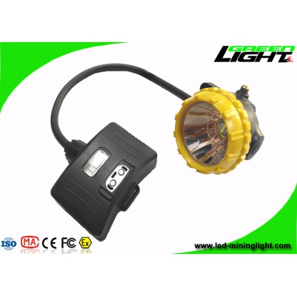 IP68 Mining Cap Lights 15000lux Semi Corded 3.7V 450mA 6.8Ah Panasonic Battery