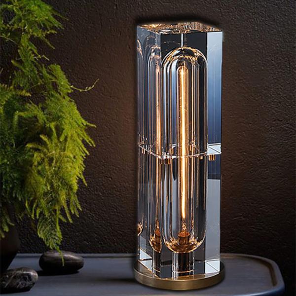 Quality Nordic Light Luxury Crystal Desk Lamp Living Room Bedroom Study Room Modern Simple Desk Lamp for sale