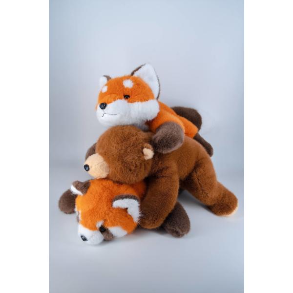 Cute Plush Bear Soft Toy Creative Small Brown Bear Stuffed Animal CPC CE UKCA Standard