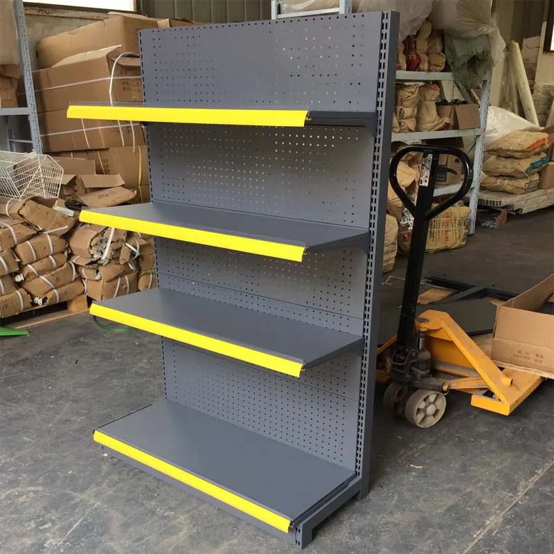 Factory customization single sided supermarket shelves