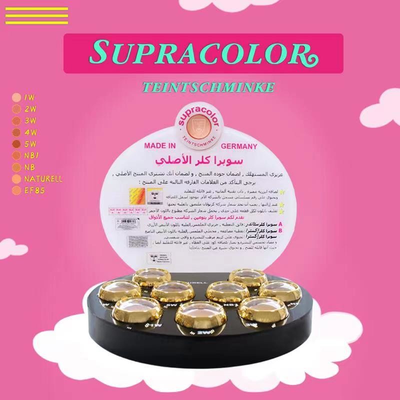 20 Colors Kryolan Supracolor Waterproof Oil Control Cosmetics Loose For outside skin