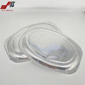 1000ml Oval Foil Trays Multi Use For Vegetables Storing