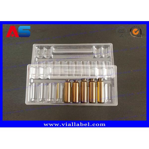Pharmacy White 60C PVC Blister Tray Of 10 2ml Vials pharmacy blister packaging