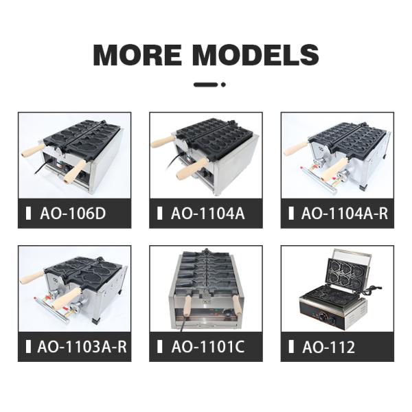 Korea Fish Taiyaki Machine 6pcs Waffle Fish Maker with in 2023 Year