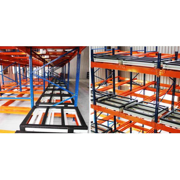 Push Back Pallet Rack High Density Warehouse Storag Rack