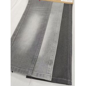 Buy cheap Gray Color High Stretch 11.6oz Heavy Weight 74%Cotton Denim Fabric For Boys from wholesalers