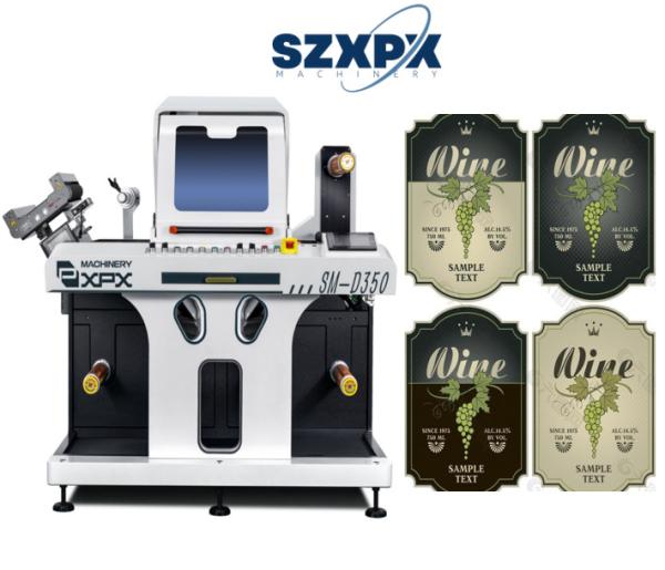 Quality Efficiency Automatic PLC Control Barcode Label Die Cutting Machine	Label Designs for sale