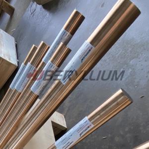 China C17200 Beryllium Copper Rod Treated Cold Drawn In Hard TD04 30mm Dia wholesale