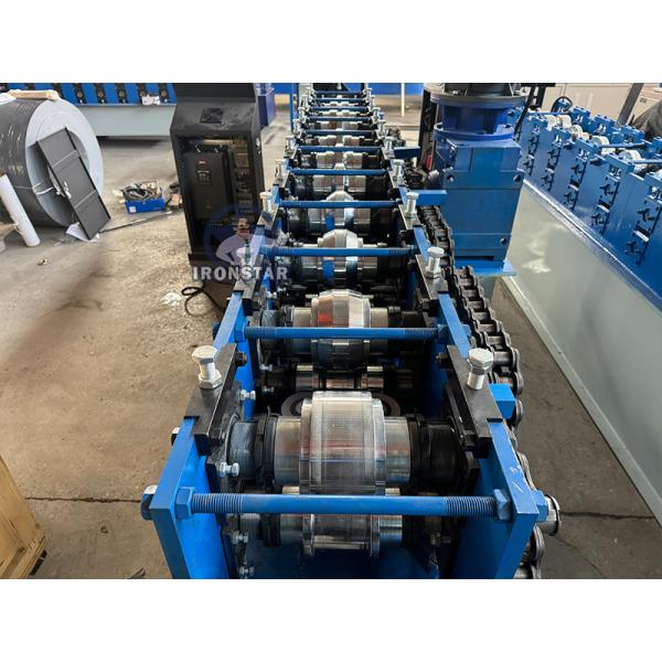 35*15mm and 35*30mm 10 Ga 2 sizes in 1 U purlin roll forming machine in America