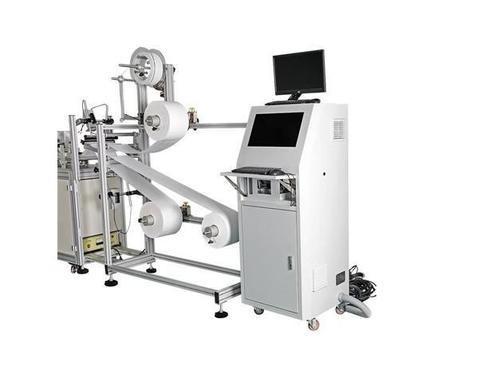 Quality Semi Auto Mask Making Machine , Mask Making Equipment Aluminum Alloy Frame for sale