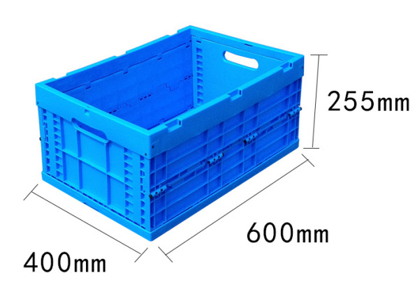 Impact - Resistance Virgin PP Collapsible Tote Boxes Solid Bottom 600*400 mm