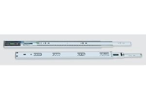 China Push Opening Soft Close Ball Bearing Full Extension Drawer Slide Width 45mm on sale