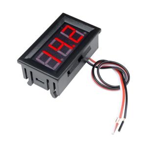 3 Wire 0.56 0-30V DC LED Digital Voltmeter Car Motorcycle Volt Tester Detector Capacity Monitor