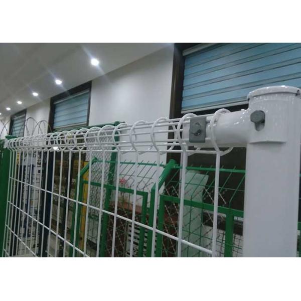 ISO SGS Double Circle 50x200mm Welded Wire Mesh Fence