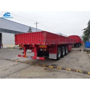 ABCO Brake Q345 Steel Cargo Semi Trailer With 12pcs Tire