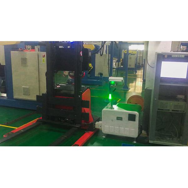 Driverless Forklift Laser Guide Steering Wheel Control WIFI Communication