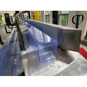 China PVC Square NFT Hydroponic Channel Water Plastic Pipe Extrusion Machine PLC wholesale