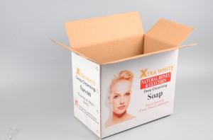 Durable Paper Corrugated Carton Box Customized Color Embossing Printing