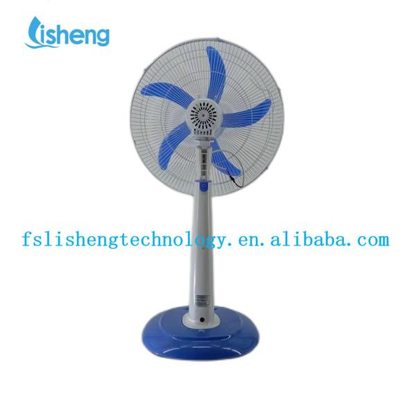16/18 Inch DC 12V 12W Solar Floor Fan With Lithium Battery And Charger