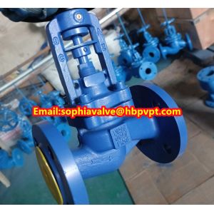 China DN25-DN80 PN16 GG25 DIN bellows globe valve wholesale