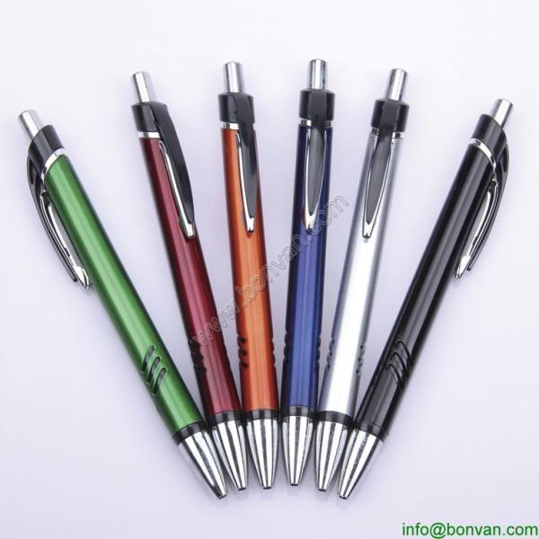 Quality plastic pen, advertising promo elegant plastic gift pen,click style for sale