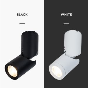 COB 220V Ceiling Cylinder Surface Mounted Downlight For Showroom