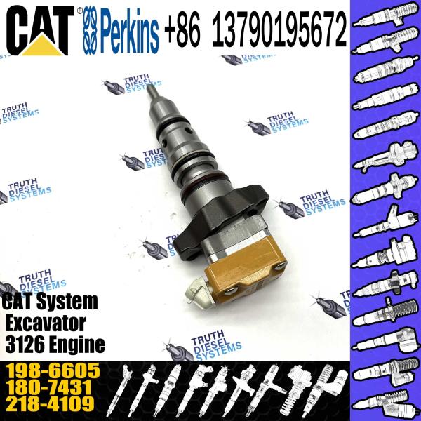 CAT diesel engine injector common rail diesel fuel injector 198-6605 1986605for CAT 325C E325C series