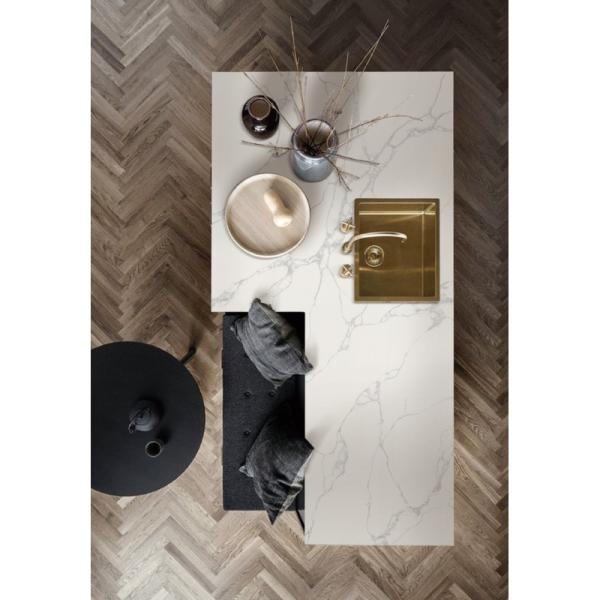 Quartz Bathroom Countertops Island With High Hardness Excellent Stain Resistance