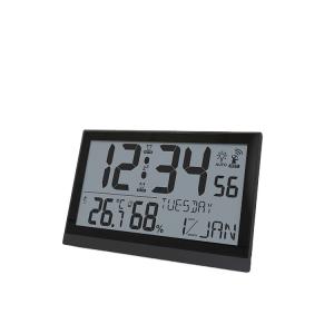 Function In-Out Temperature and Humidity RC Alarm Clock with LUMINOVA