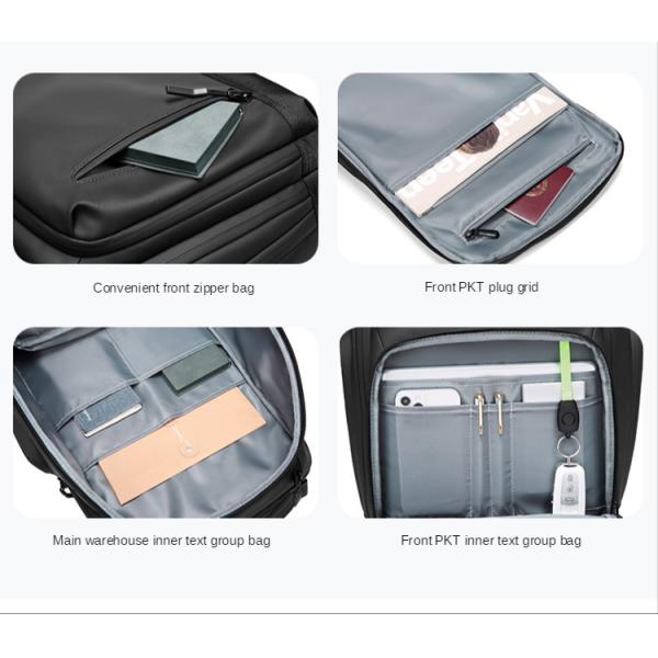 Nylon Lining Large Capacity Oxford Anti Theft Backpack 35 Litre