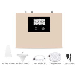 China 800 / 1800MHz 4G Signal Booster , Indoor Outdoor Antenna Cell Phone Repeater Kit wholesale