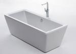 Contemporary Acrylic Free Standing Bathtub PMMA Material 1700 * 800 * 600mm