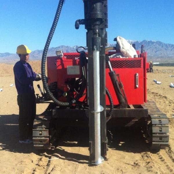 Industrial Helical Ground Anchors Screw Piles Solar Photovoltaic Brackets Customized