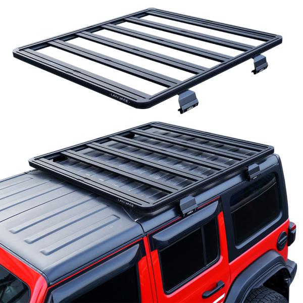 T/T Accepted IATF 16949 Certified Laser Cut Aluminum Roof Rack for Jeep Universal Fit