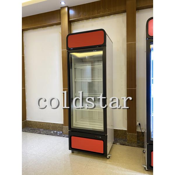 Commercial Supermarket Upright 400L Glass Door Display Fridge Freezer