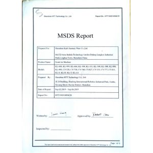 Dongguan KWS Hygiene Industrial  Co.,Ltd Certifications