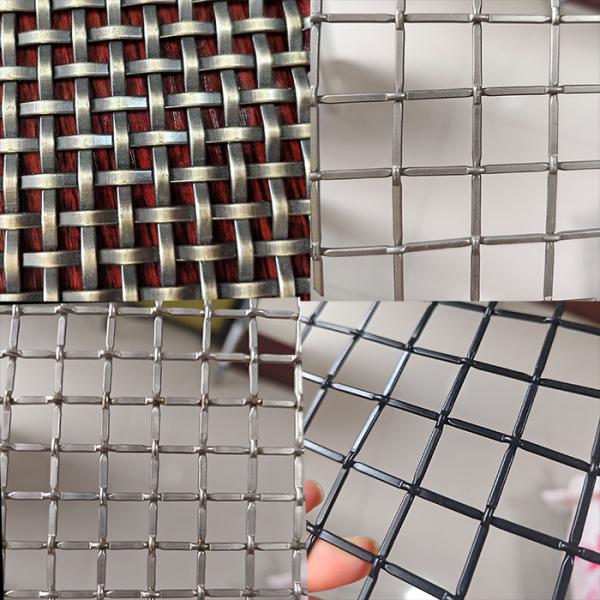 Metal Stainless Steel Decorative Architectural Wire Mesh Panels Facades Interior Wall