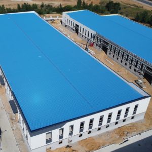 36m Span Steel Structure Warehouse with Fluorocarbon Paint
