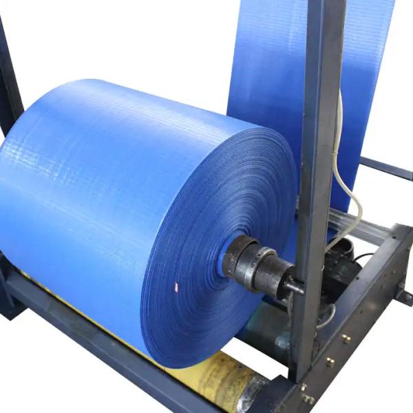 Anti Slip PP Woven Fabric Roll For Sack Packing Bag Green Blue Waterproof