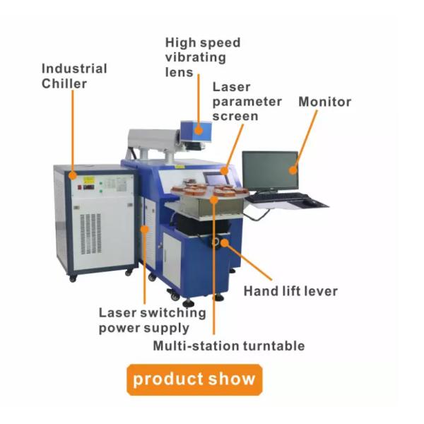 1000W 1500W Fiber Optic Laser Welder 2000W , Channel Letter Laser Welding Machine