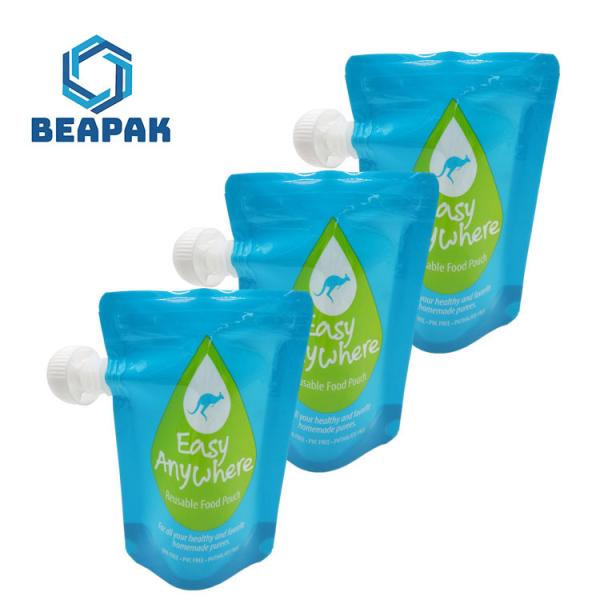 Quality Aluminum Foil 10 Colors Printing  Stand Up Liquid Pouches for sale