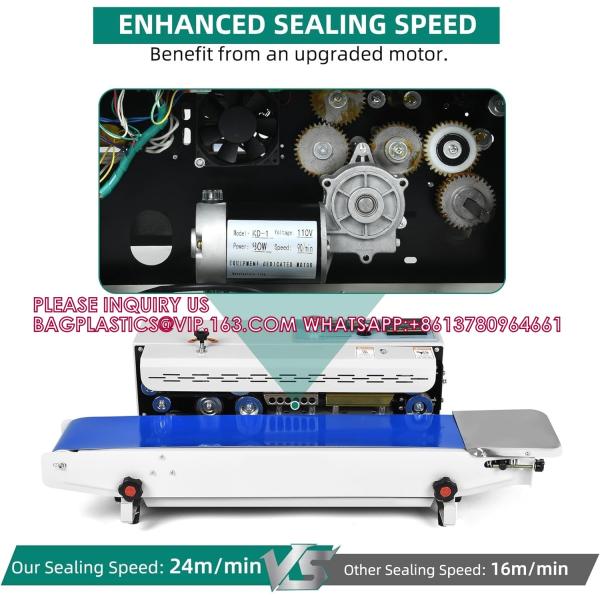 Continuous Band Sealer, Automatic Band Sealer With Digital Temperature Control, (Vertical)