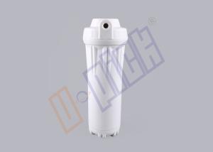 China Food Grade 10 Inch PP Filter Housing / White Water Filter Cartridge Housing on sale