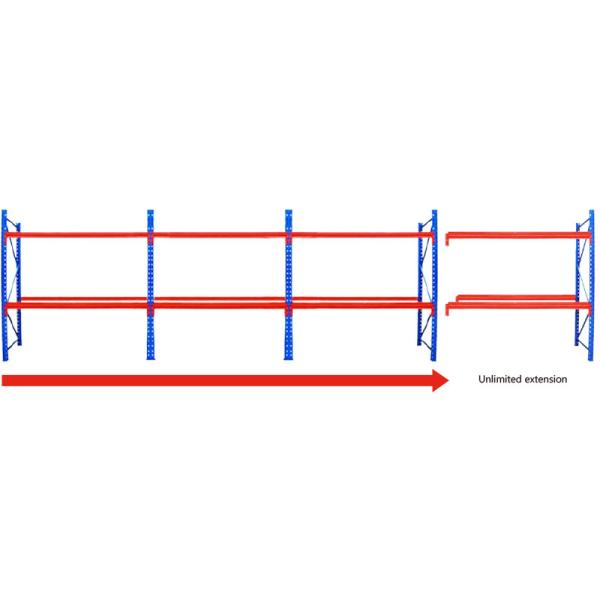 Single Deep Heavy Duty Pallet Rack Selective Pallet Rack Warehouse Storage Racking