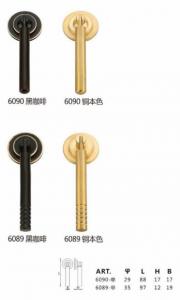 China OEM Long Fancy Hardware Pull Handles American Style Brass Door Handle on sale