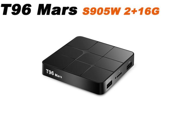 Quality T96 Mars With Amlogic S905W Quad Core CPU Android 7.1 TV BOX Bluetooth 2GB RAM 16GB ROM 4K H.265 for sale