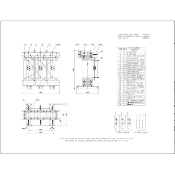 1500 KVA Amorphous Core Transformer