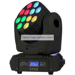 12x10W RGBW 4 in 1 Beam LED Moving Heads